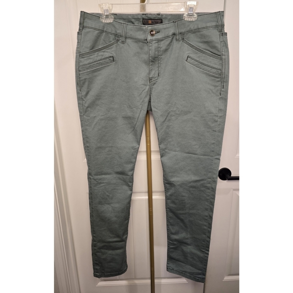 Womens Green 5.11 Tactical Pants 511 Cirrus